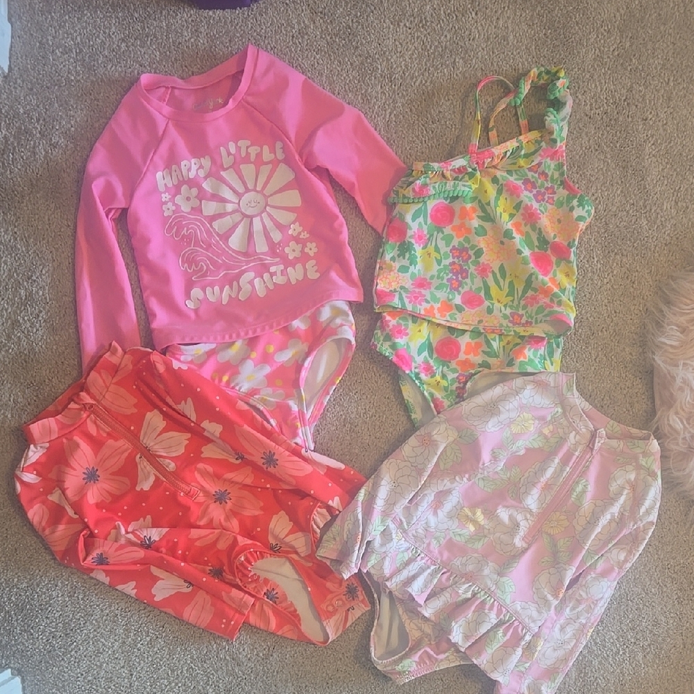 Colorful Kids' Swimwear Set